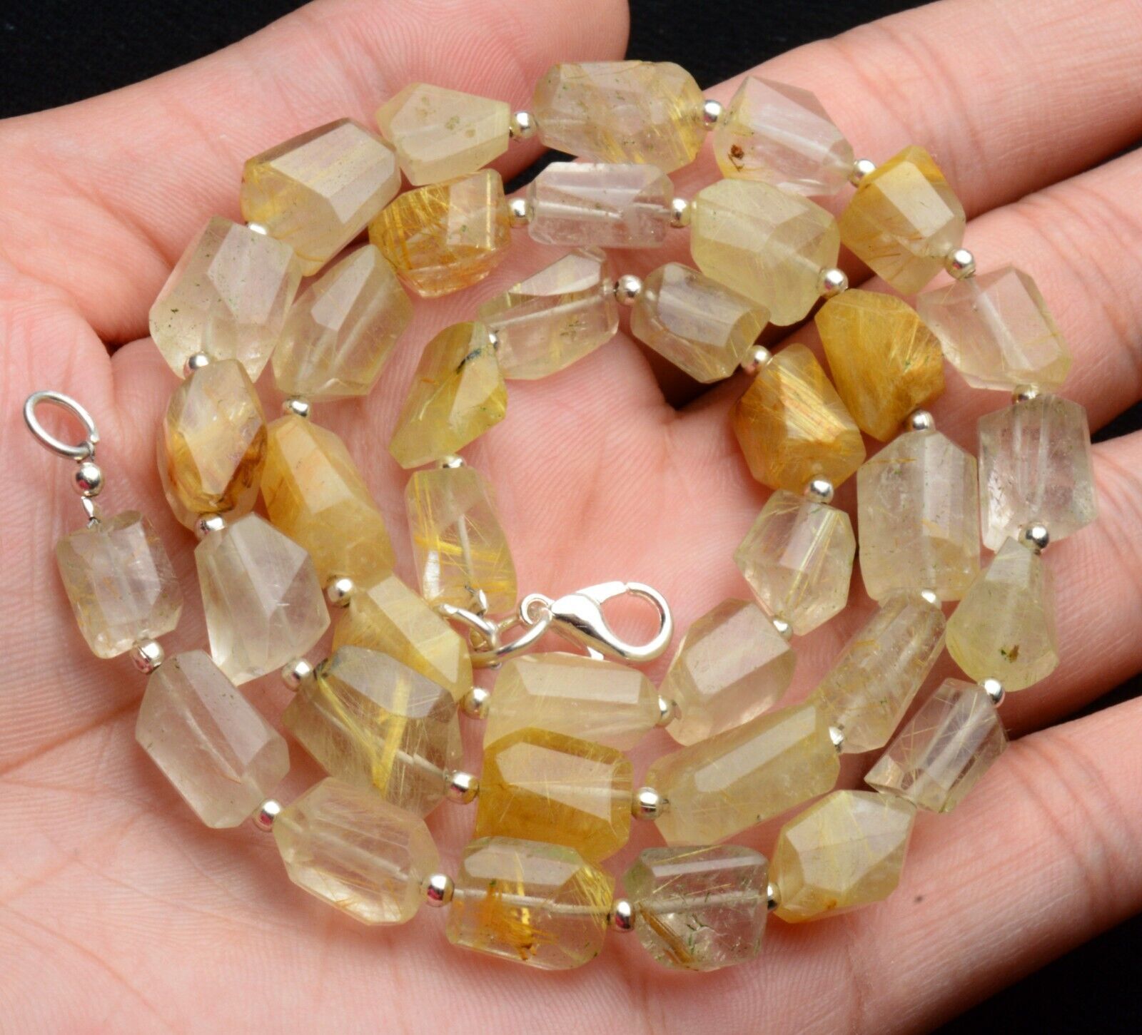 golden-rutile-quartz-10-to-13-mm-size-faceted-nugget-beads-necklace-19