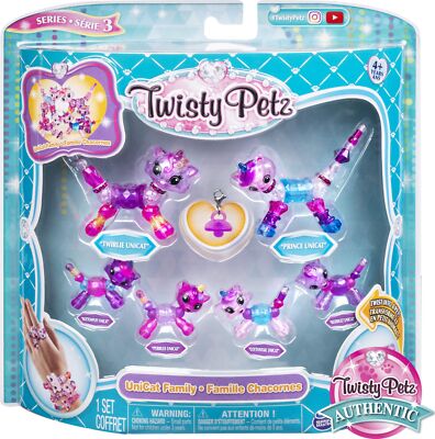 Twisty Petz, Series 3, Uni-Cat Family Pack Collectible Bracelet