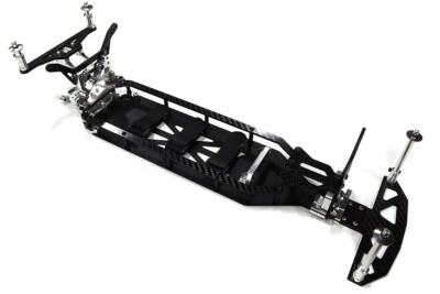 Alloy Chassis & Carbon Fiber Conversion Kit for Team Associated DR10 Drag