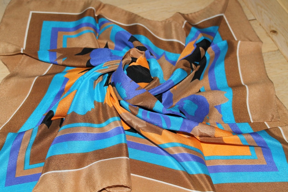 Foulard/Carré/Shawl★Foulard en soie ★hand rolled-25g★Silk SCARF schal