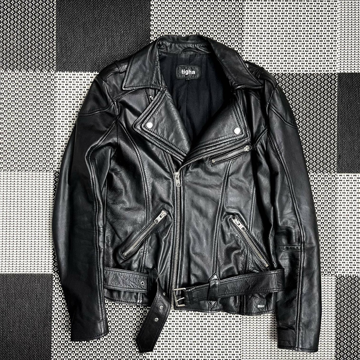 Wilson Tigha Lederjacke Mit Fell Tigha Lederjacke Herren L TIGHA