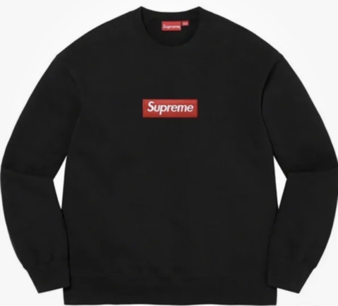 トップス Supreme Box Logo Crewneck XL Supreme Box Logo Crewneck Black XL FW22 | eBay