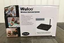 Wuloo Wireless 1 Mile Range Home Intercom System 2 Pack W666-P2 Multi Channel
