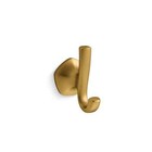 KOHLER Sundae J-Hook Robe in Vibrant Brushed Moderne Brass R31062-2MB