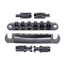 Black Tune-O-Matic Style Guitar Bridge Tailpiece Sets for Les Paul SG ES Replace
