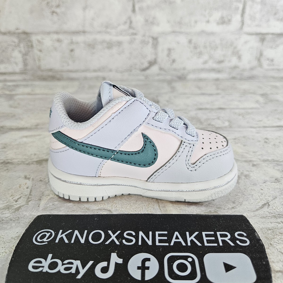 Nike Dunk Low Retro Football Grey Mineral Teal FD1233-002 Toddler