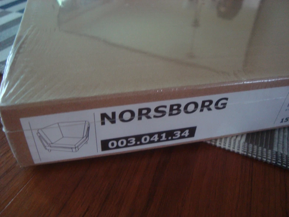Cubierta IKEA NORSBORG para Norsborg sección de esquina Edum azul claro funda NUEVA EN CAJA Foto 2 de 4