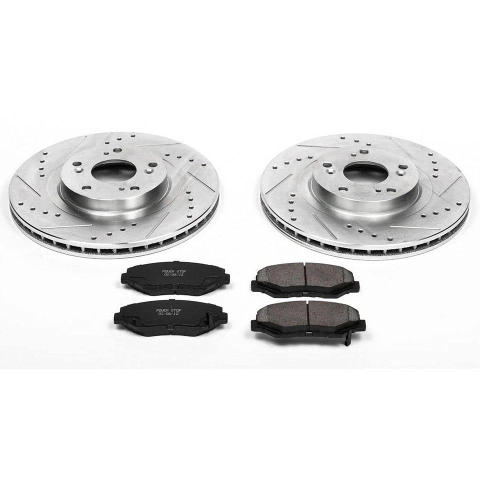Power Stop K3055 1-Click Z23 Evolution Sport Brake Kit for 12-15 Honda Civic — 第 2/2 张图片