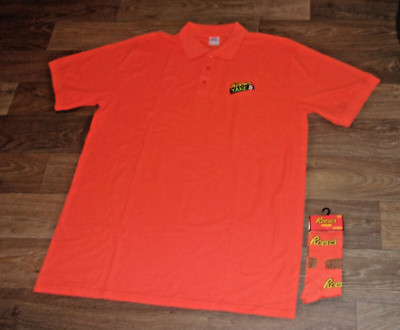 Reese's Peanut Butter Cups Polo Size 2XL and Socks Apparel Lot  B9