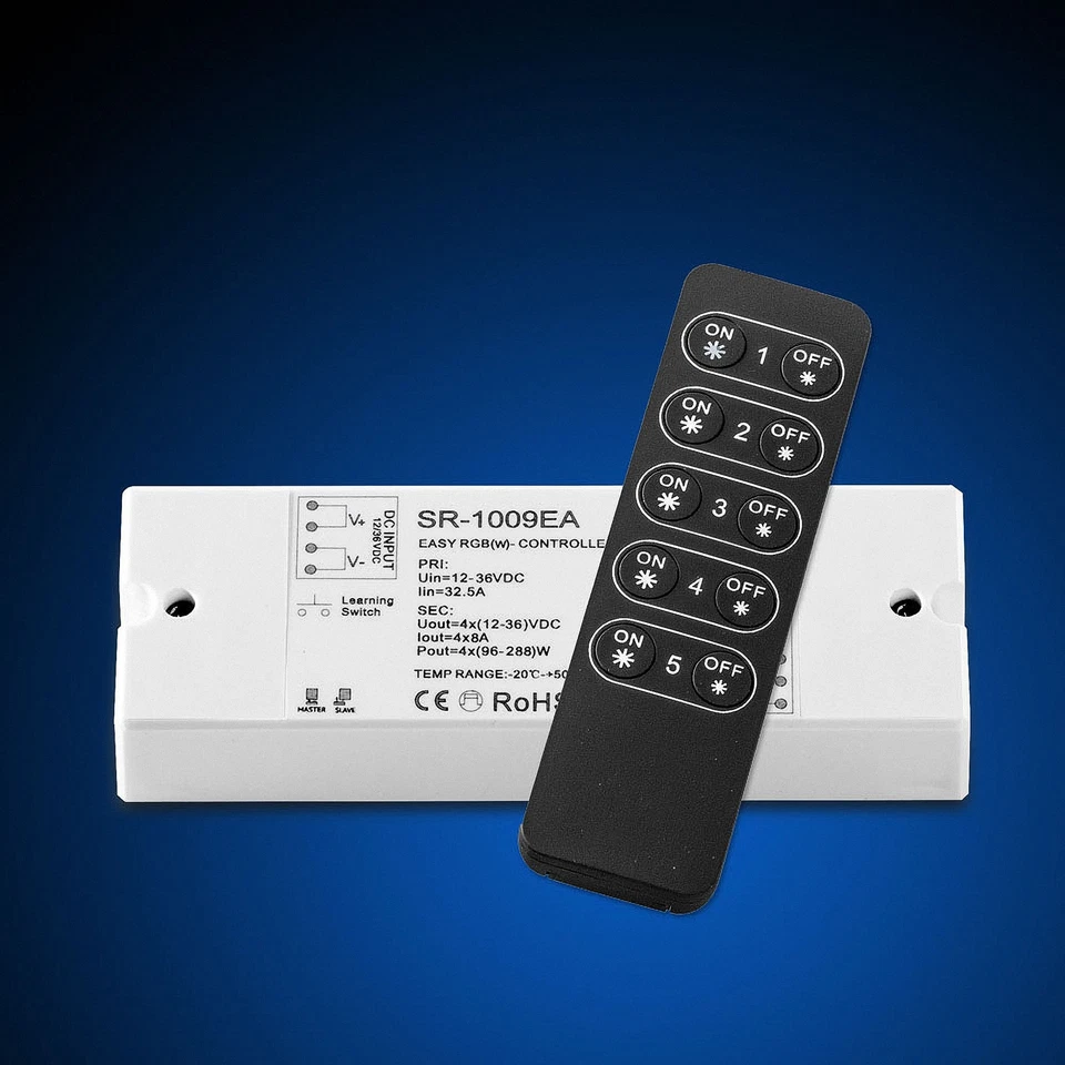 LED CONNEX Dimmer RF-Controller 2833K5 bis 4 x 8A - Bild 1 von 1