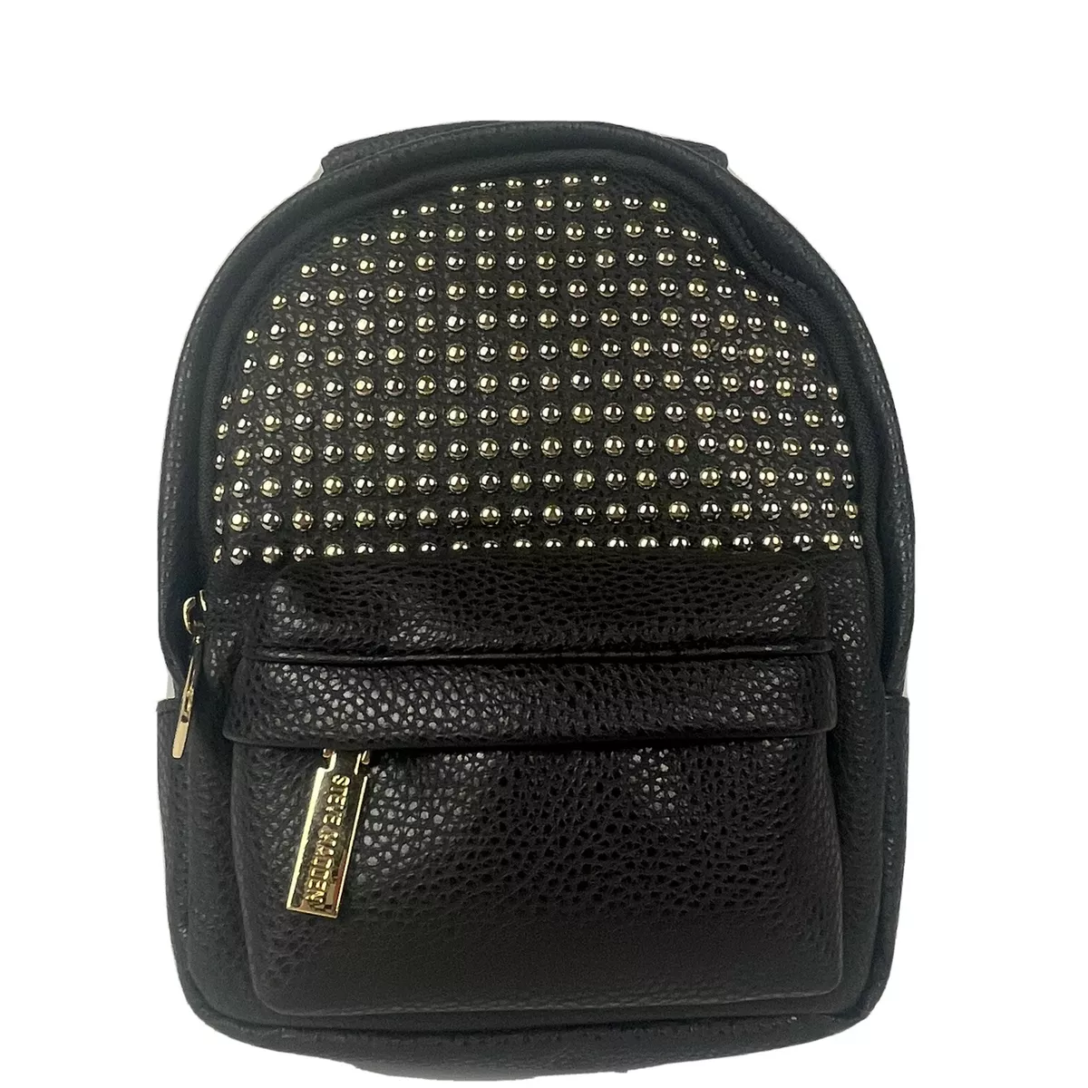 Steve madden black sales and gold backpack