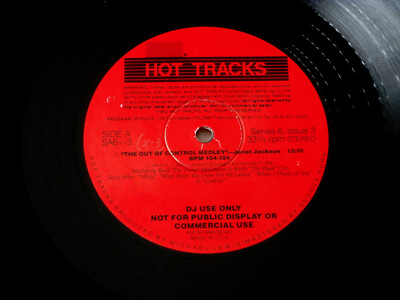 HOT TRACKS~SERIES 6~ISSUE 3~ JANET JACKSON~ OUT OF CONTROL MEDLEY~ PLUS~ PROMO