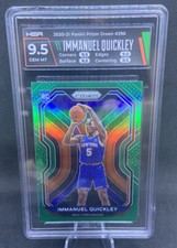 2020-21 Panini Prizm Immanuel Quickley Green Prizm Rookie HGA Gem Mint 9.5 RC