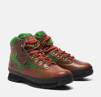 Timberland Euro Hiker winter boots waterproof Brown Green Hunter
