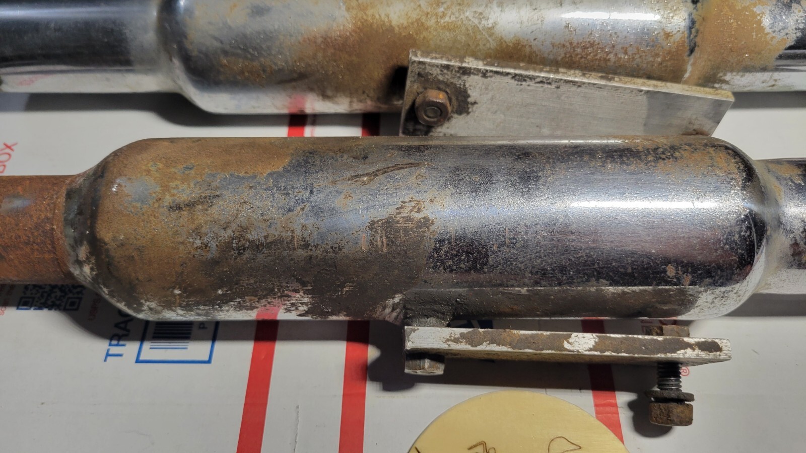 Harley Davidson Chopper Chrome Short Mufflers Glasspack Exhaust Pipe