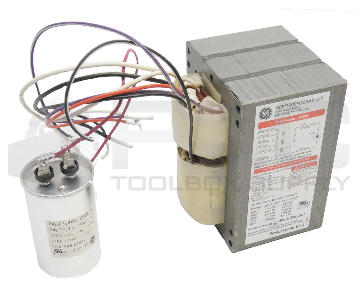 Metal halide ballast 1000 watt deals