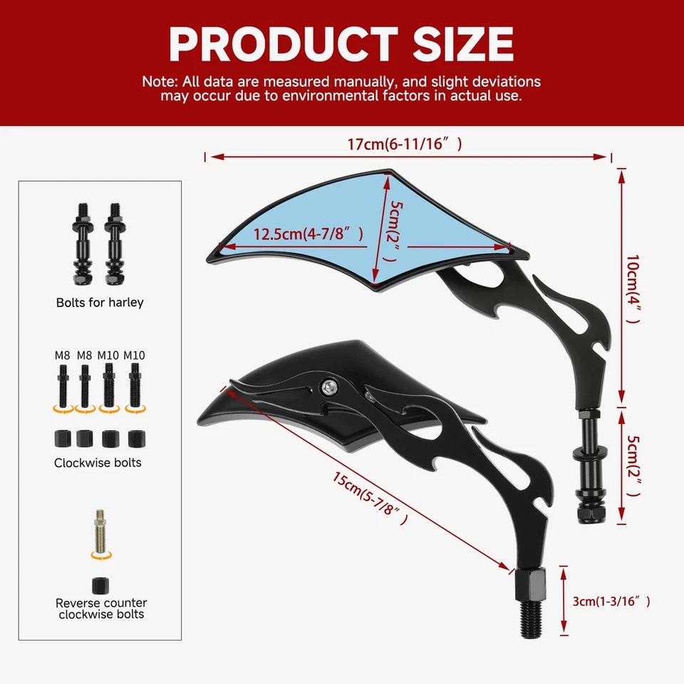 Espejos retrovisores antirreflejos para motocicleta Victory Cross Country Magnum Jackpot Foto 3 de 4