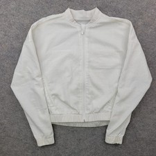 Lululemon Jacket Womens Medium White Cropped ...