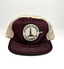 Vintage Appalachian Exploration Oil & Gas Trucker Hat Snapback Patch Made in USA