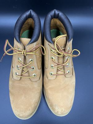 Timberland Boots Mens Size 7 Chukka Wheat Leather Waterproof 23061