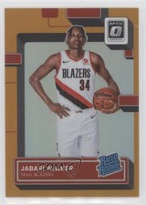 2022 Panini Donruss Optic Rated Rookie Orange Prizm /199 Jabari Walker #242 11p9