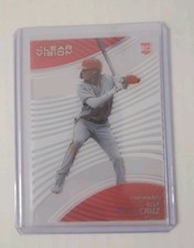 2023 Panini Chronicles Clear Vision Baseball Elly De La Cruz #4 Rookie RC