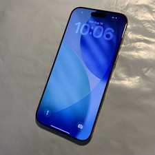 Apple iPhone 16 Pro Max - 256GB AT T ONLY BAD FRONT CAM - SOLD AS IS M701