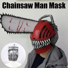 Anime Chainsaw Man Latex Mask Denji Pochita Denzi Helmet Party Cosplay Prop NEW
