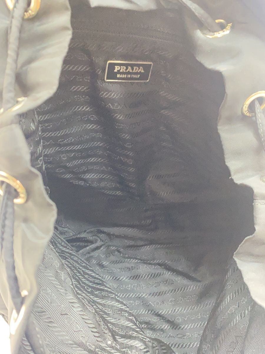 PRADABackpack Rucksack Nylon BLK Plain b6677f Used thumbnail 6