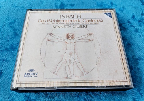 J.S. Bach , Kenneth Gilbert – Das Wohltemperierte Clavier 1 & 2 ~ 4 x CD Album