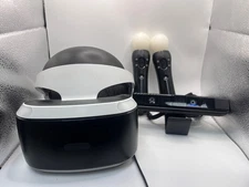 Sony PlayStation 4 PS4 Virtual Reality VR Headset White - Full Set - CUH-ZVR2