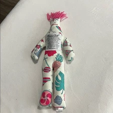 Dammit Doll Stress Relief Tropical Print 12 Inch