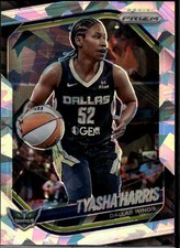 2025 Panini Prizm WNBA - Tyasha Harris - #130 Ice Prizms Dallas Wings