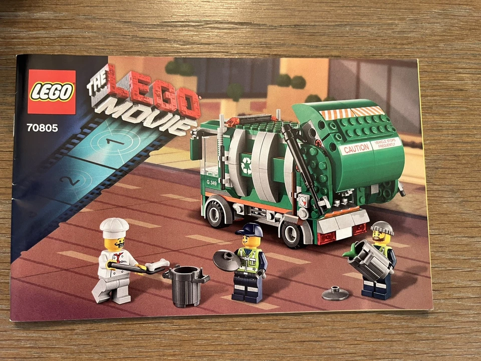 LEGO The LEGO Movie: Trash CHOMPER (70805), faltan pegatinas, incluye minifiguras Foto 4 de 4