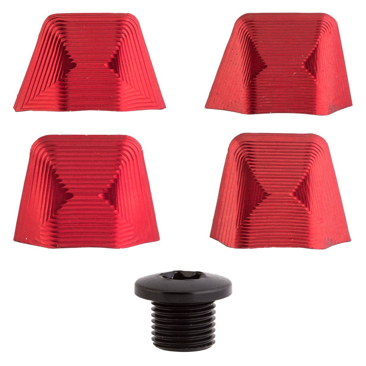 Assoluto Nero Bullone Corona Set Absoluteblack Ul6800 Bulloni+Coperture Rd - ULT