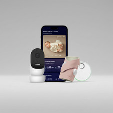 Owlet Dream Duo 2 Smart Baby Monitor Dream Sock  Cam 2 Dusty Rose