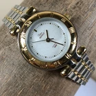 Vintage Timex Indiglo Women Fashion Two Tone Quartz Analog 25mm Watch 7"