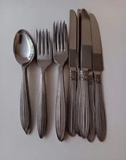VTG Farberware 18/0 Stainless Flatware Set Of 4 Table Settings Plus Knife