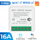 Tuya RF433 Wifi Smart Switch Smart Home 1/2/3Gang Wireless Remote Control 16A Mi