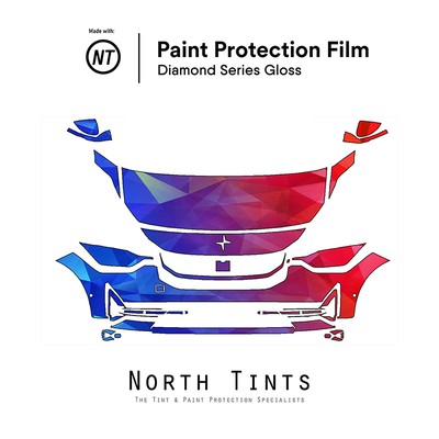 PreCut Paint Protection Film Clear Bra PPF for Polestar 2 2021-2022 Kit