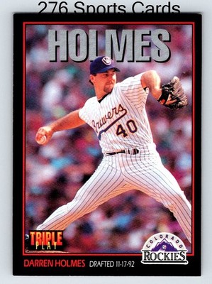 1993 Triple Play - Darren Holmes #22