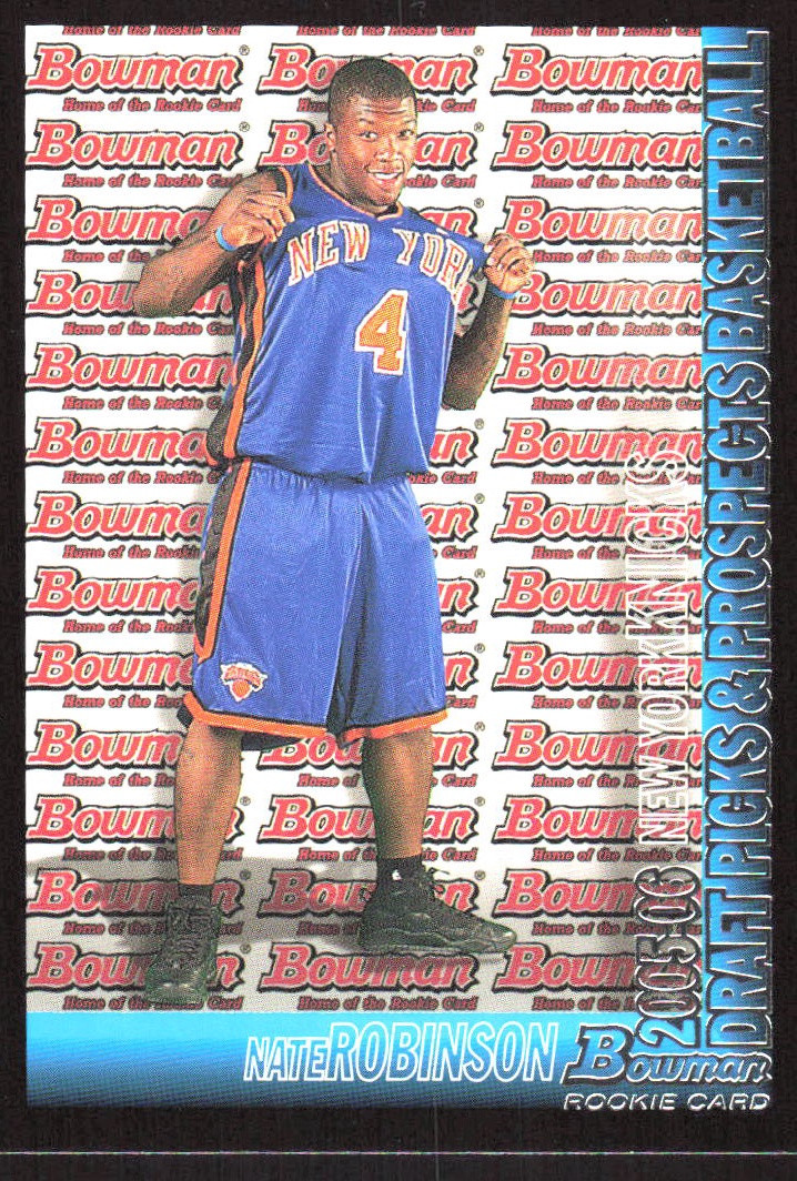 4736F 2005-06 Bowman #124 Nate Robinson
