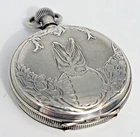 A.W.W.Co. Waltham 6S Coin Silver Hunter Pocket Watch Case 41mm  - SB10g