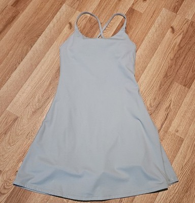 Workout Dress. Light Blue. Crisscross Back. Sz XS.  Unbranded.