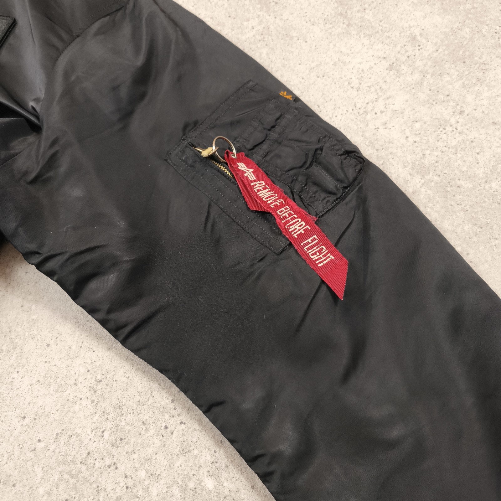 Alpha Industries Custom Bomber Jacket Hooded Flye… - image 8