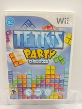 Tetris Party Deluxe (Nintendo Wii 2010) TESTED and Working Complete CIB