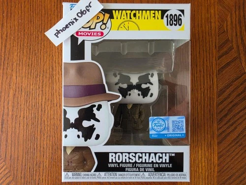 Funko Pop! Rorschach (Watchmen #1896) Exclusive DC Comics Movies New!