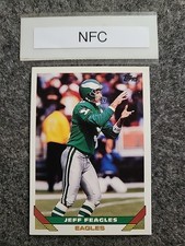 1993 TOPPS JEFF FEAGLES #58 PHILADELPHIA EAGLES 