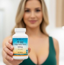 Phosphatidylserine Capsules 500mg Per Serving : Extra Strength PS500 Caps -