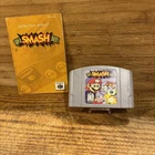Super Smash Bros. Cartridge and Manual N64 Tested And Working